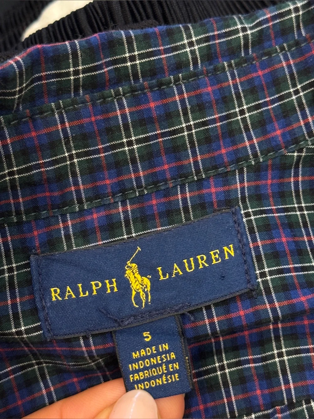 Polo Ralph Lauren Boys Size 5 Plaid Button Down Pony Shirt Preppy Academia Tarta
